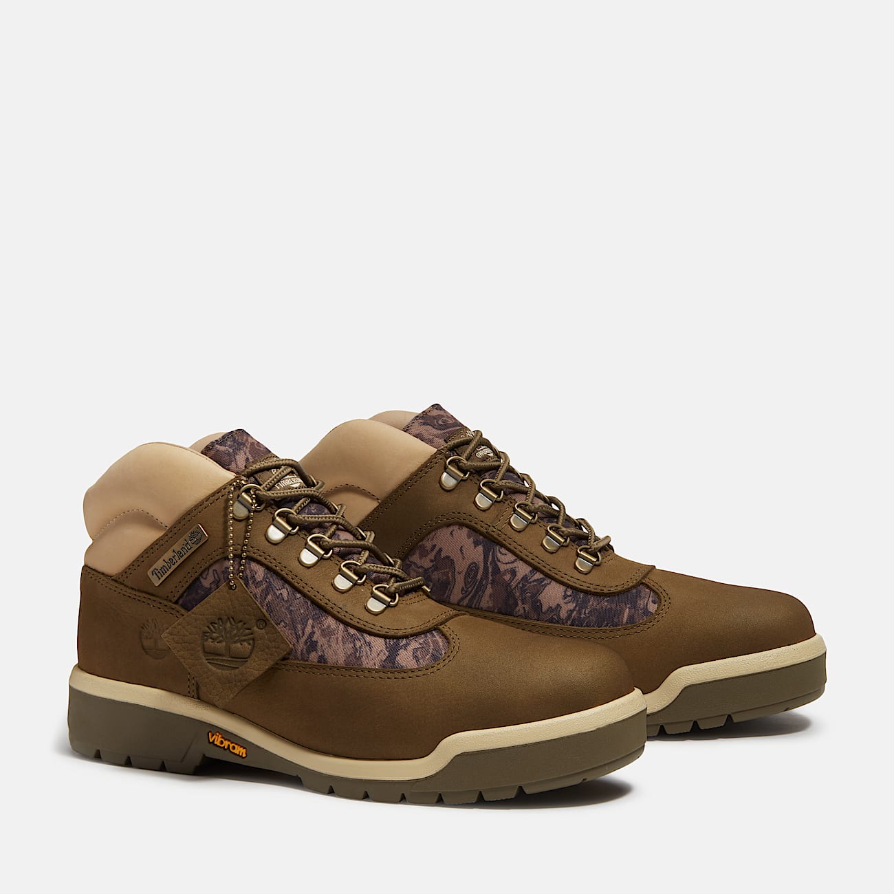 Timberland Field Boot in Olive Nubuck / Camo - ALT4