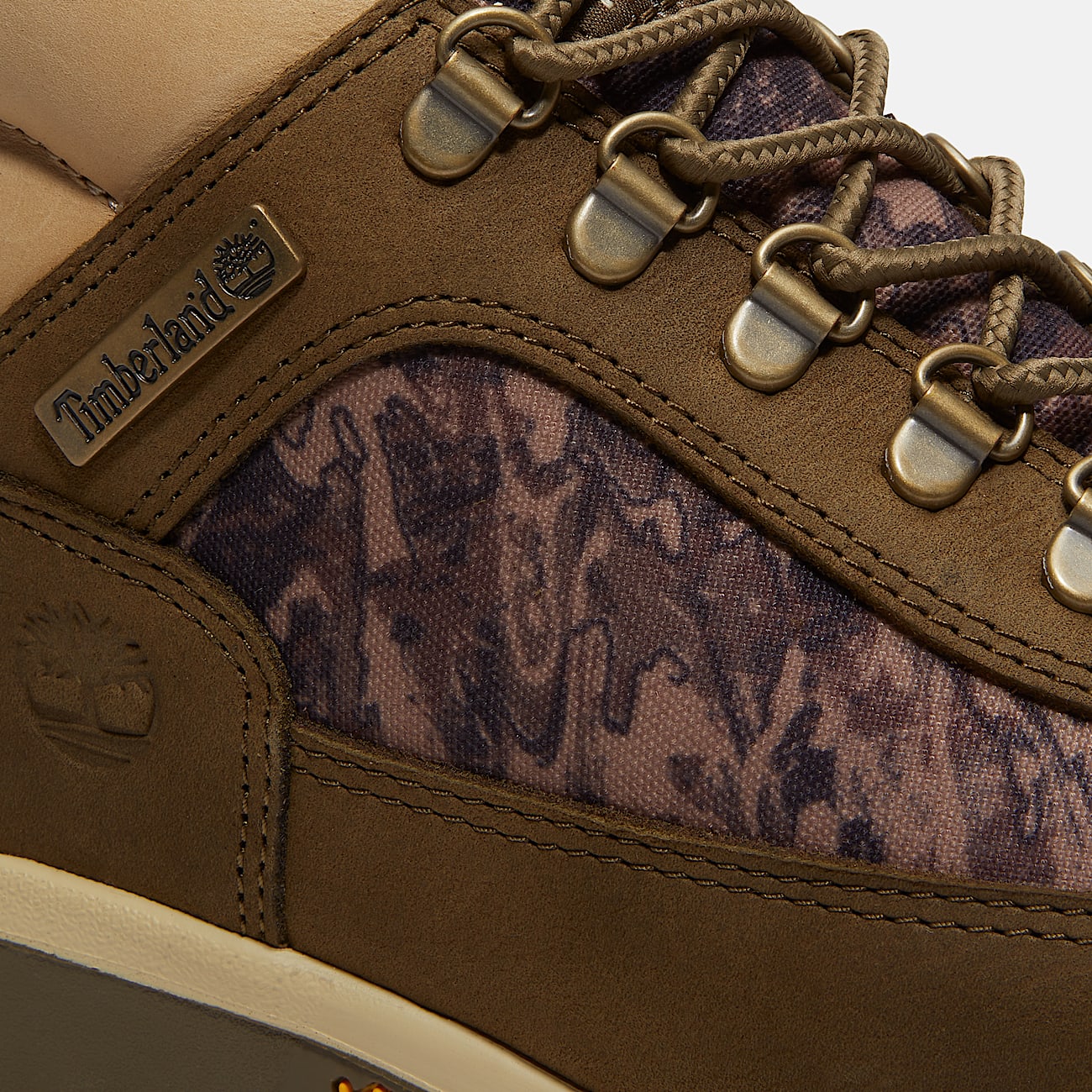 Timberland Field Boot in Olive Nubuck / Camo - ALT7