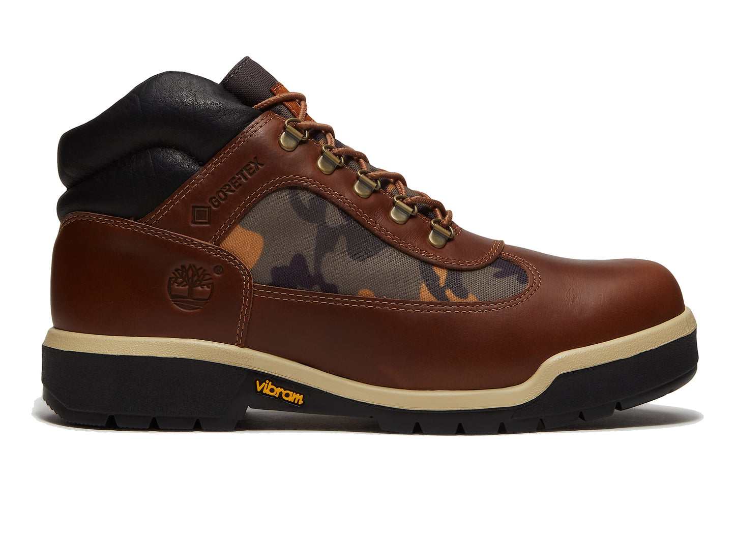 Timberland Field Boot with GORE-TEX in Brown Full-Grain / Camo
