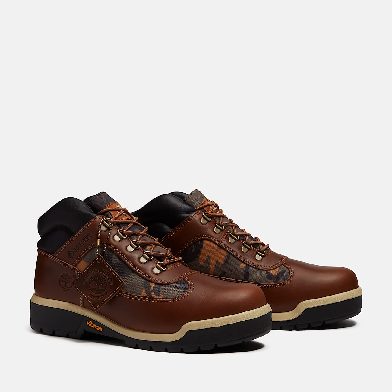 Timberland Field Boot with GORE-TEX in Brown Full-Grain / Camo - ALT4