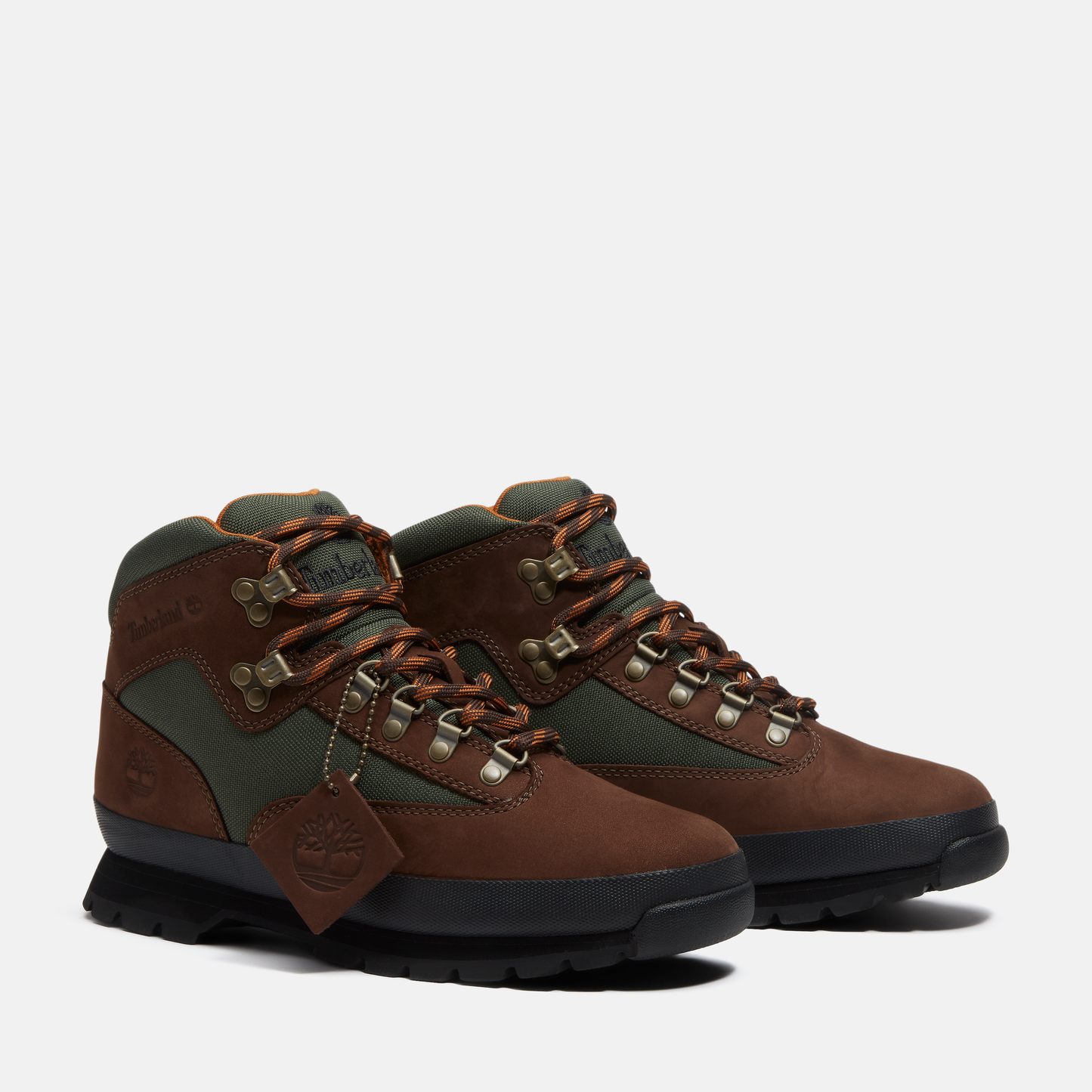 Timberland Euro Hiker in Dark Brown Nubuck - alternate view 2
