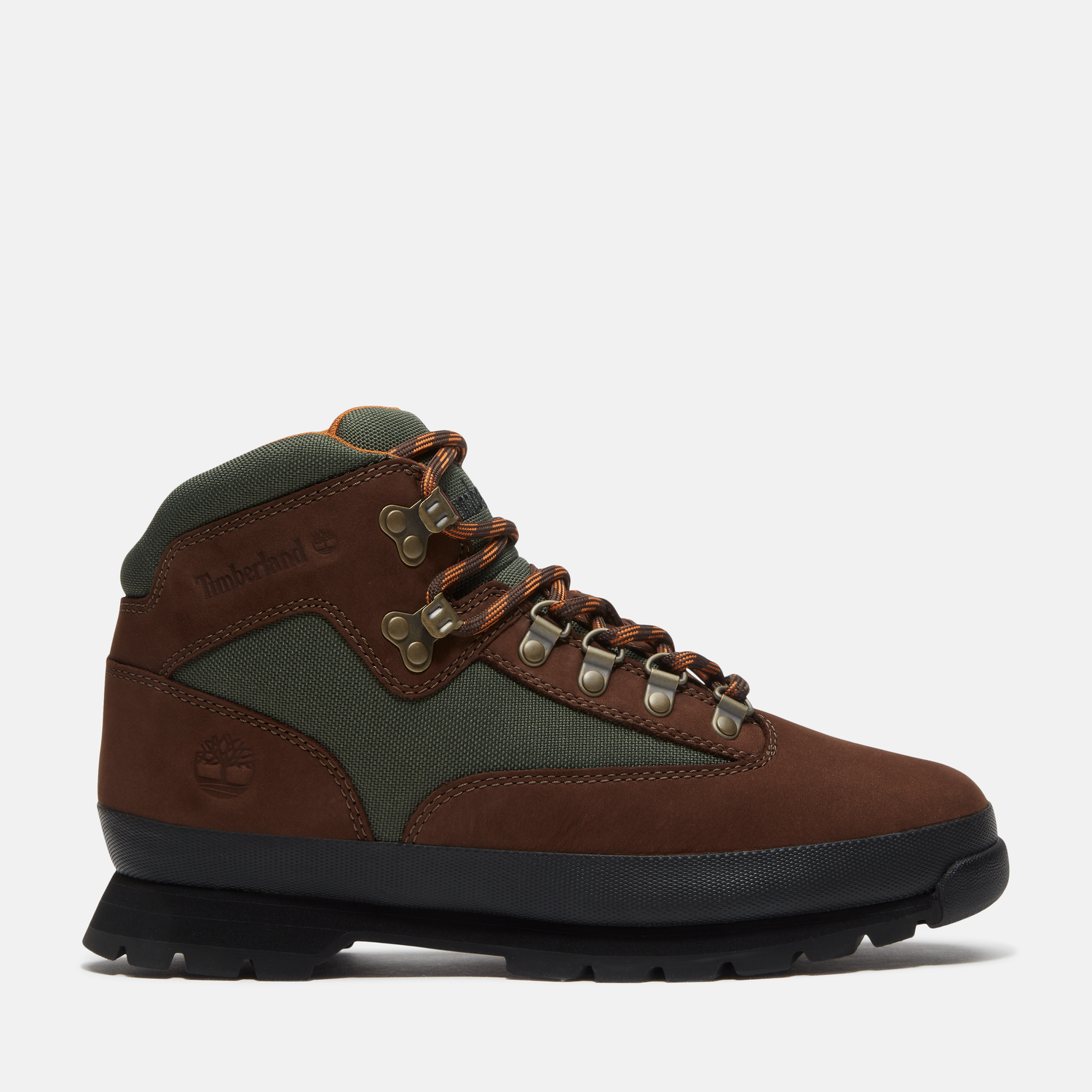 Timberland Euro Hiker in Dark Brown Nubuck - alternate view 6