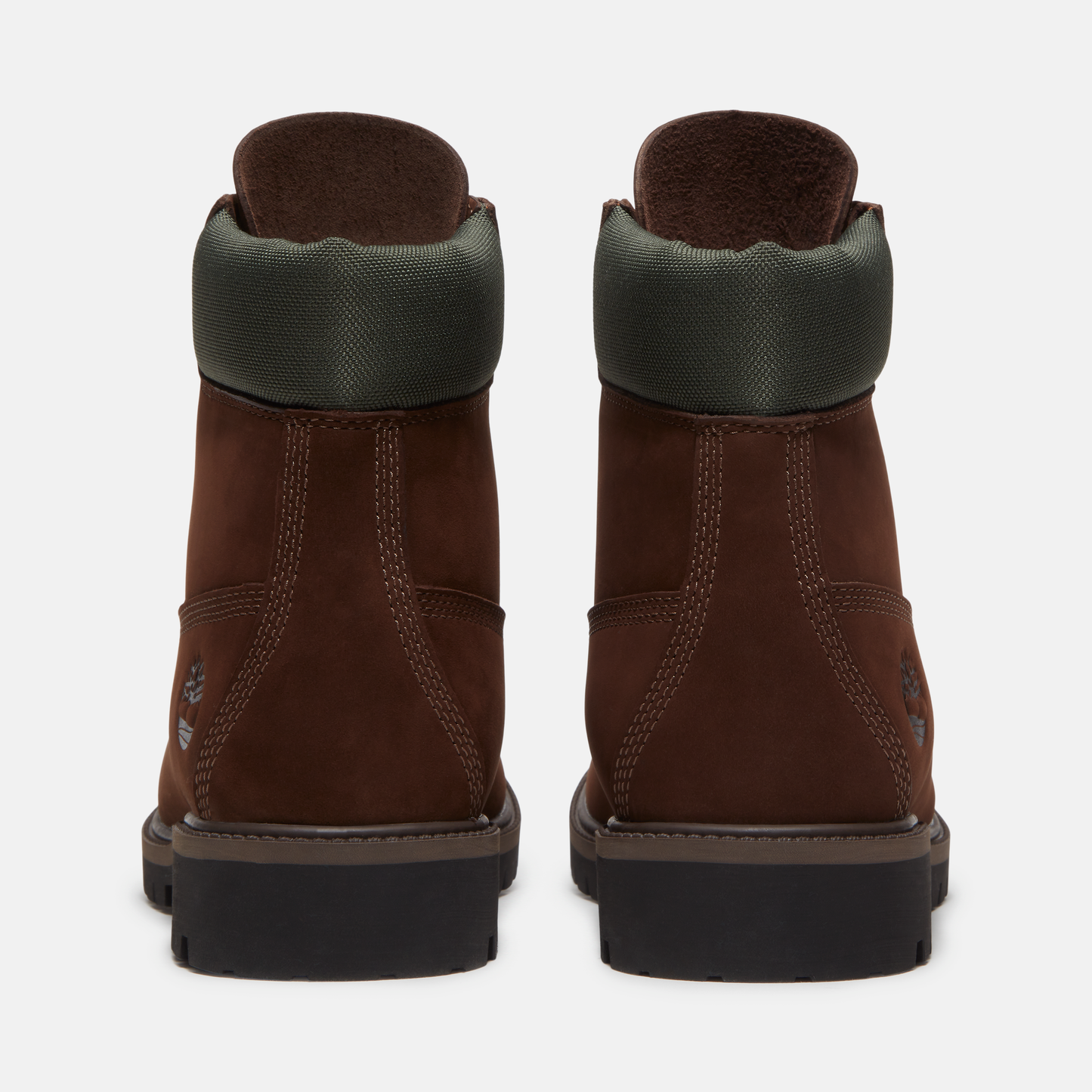 Timberland Heritage 6-Inch Waterproof Boot in Dark Brown Nubuck - alternate view 2