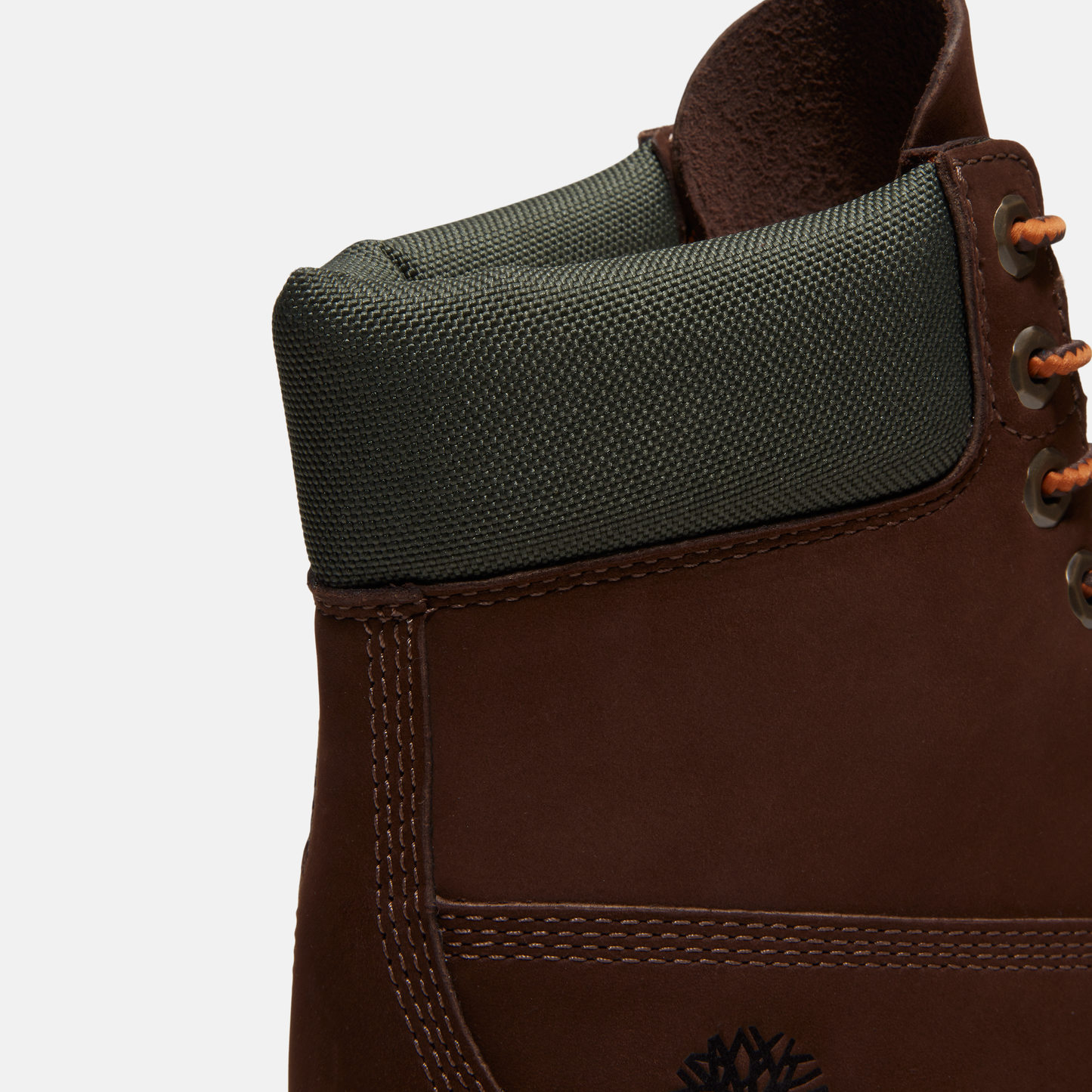 Timberland Heritage 6-Inch Waterproof Boot in Dark Brown Nubuck - alternate view 4