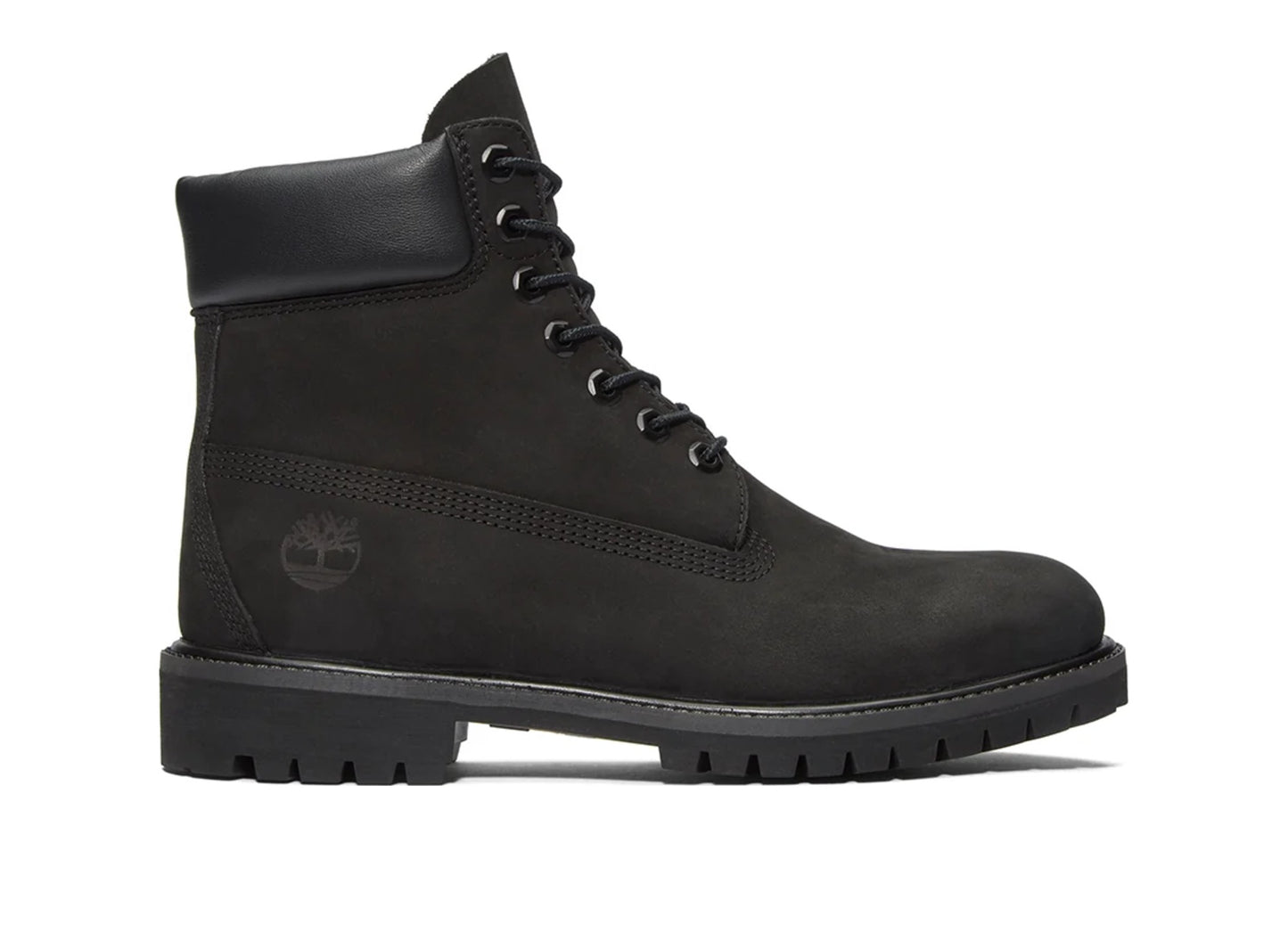 Timberland Premium 6-Inch Waterproof Boot in Black - lateral view