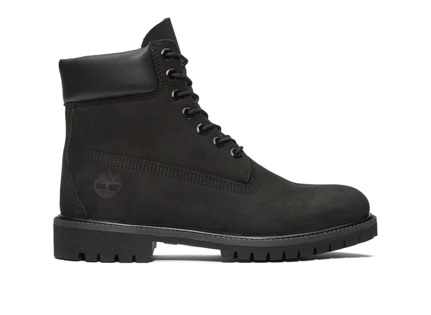 Timberland Premium 6-Inch Waterproof Boot in Black - lateral view