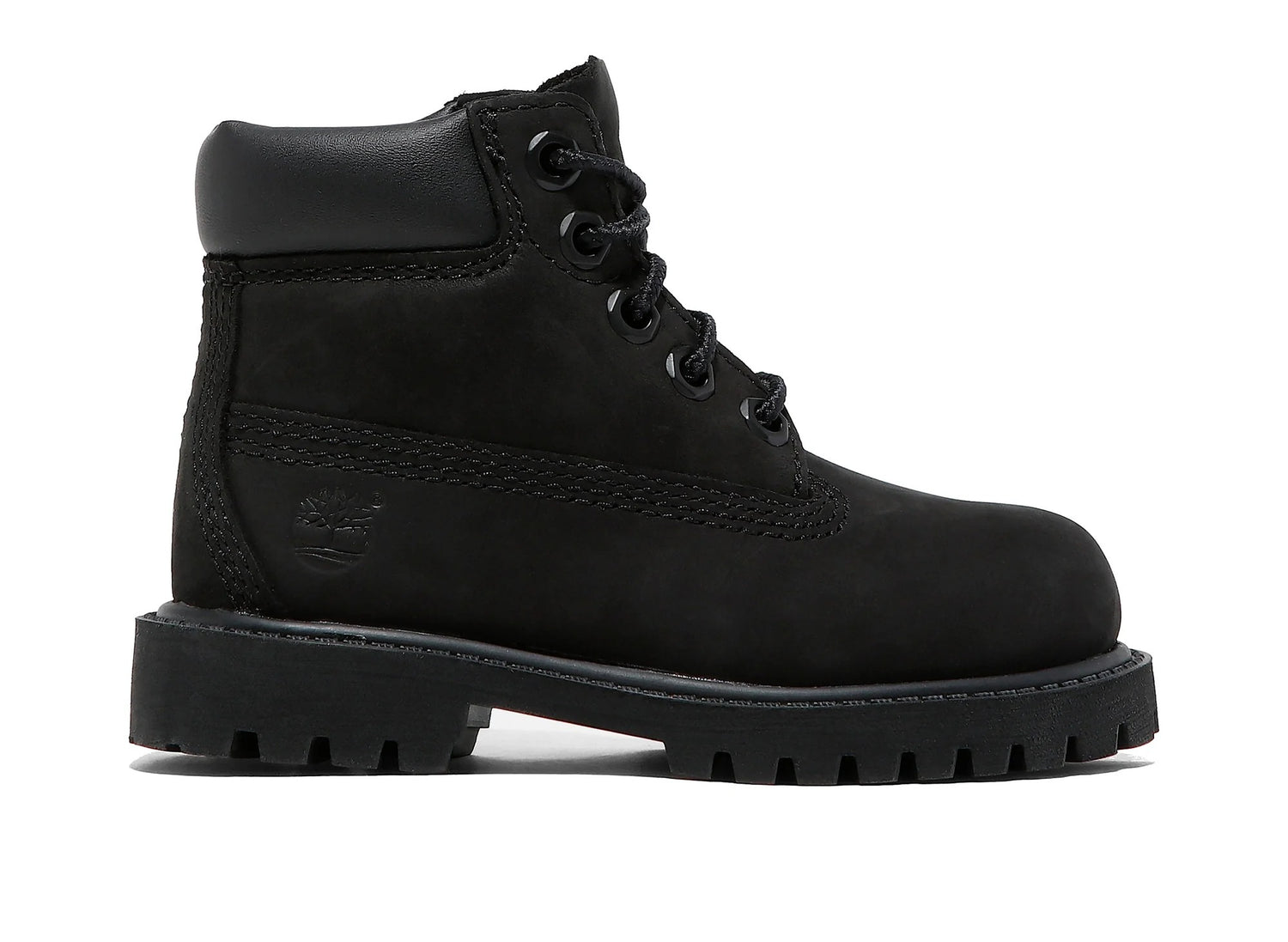 Toddler Timberland Premium 6-Inch Waterproof Boot in Black - lateral view