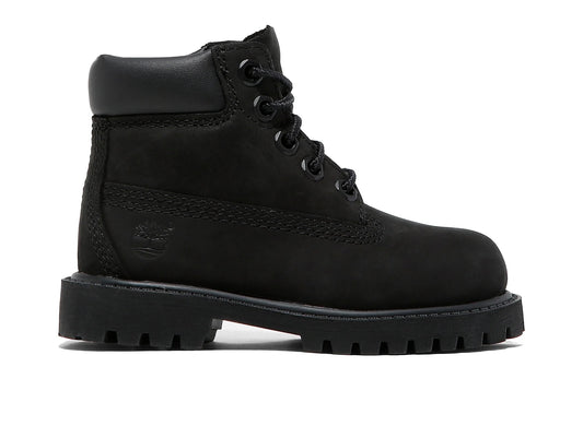 Toddler Timberland Premium 6-Inch Waterproof Boot in Black - lateral view