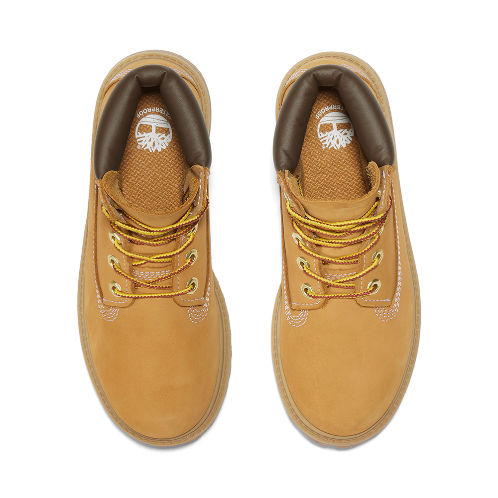 Junior Timberland Premium 6-Inch Waterproof Boot in Wheat - alternate view 2