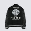Pleasures NERD Varsity Jacket in Black