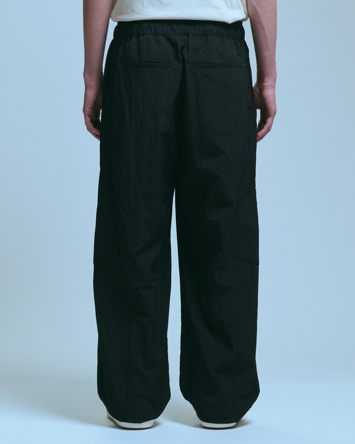 Nahmias Tonal Warm Up Pant in Black, men's black warm up pants, view 7