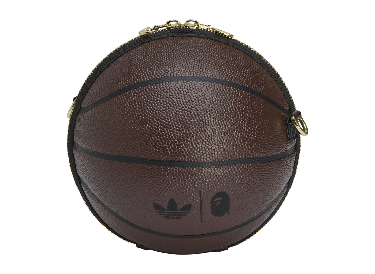 Adidas x BAPE Baby Milo Shoulder Bag in Auburn — back view