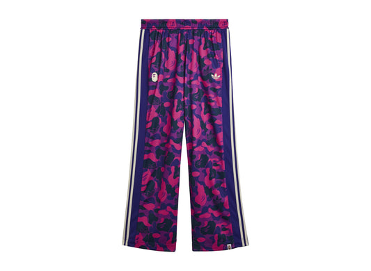 Adidas x BAPE Reversible Adibreak Pants in Collegiate Purple — front view