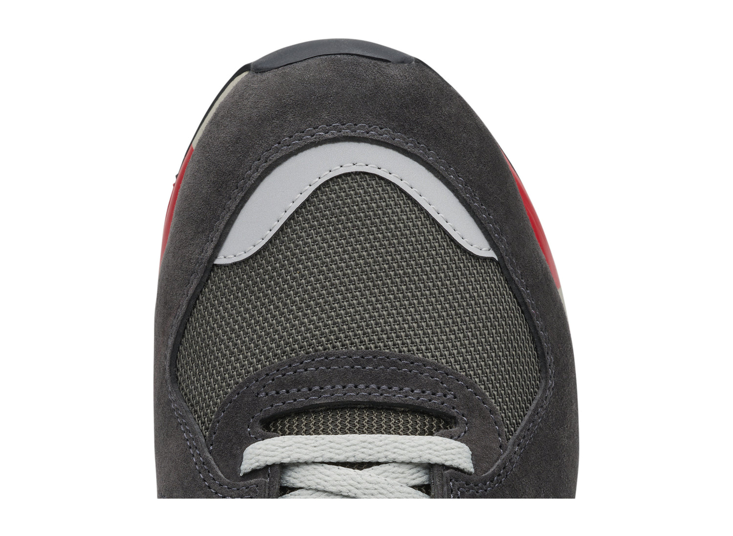 Adidas Boston II Outdoor SPZL in Utility Black / Wonder White — toe detail view