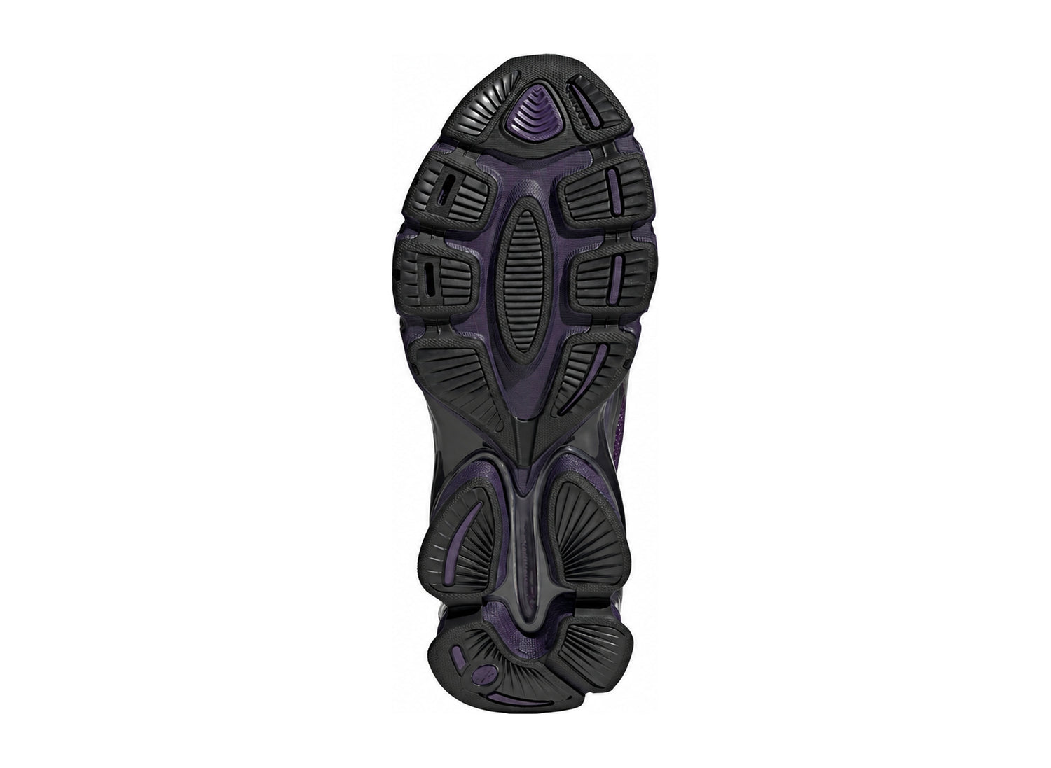 Adidas Formotion F50 in Core Black / Violet / Iron Metallic — outsole view