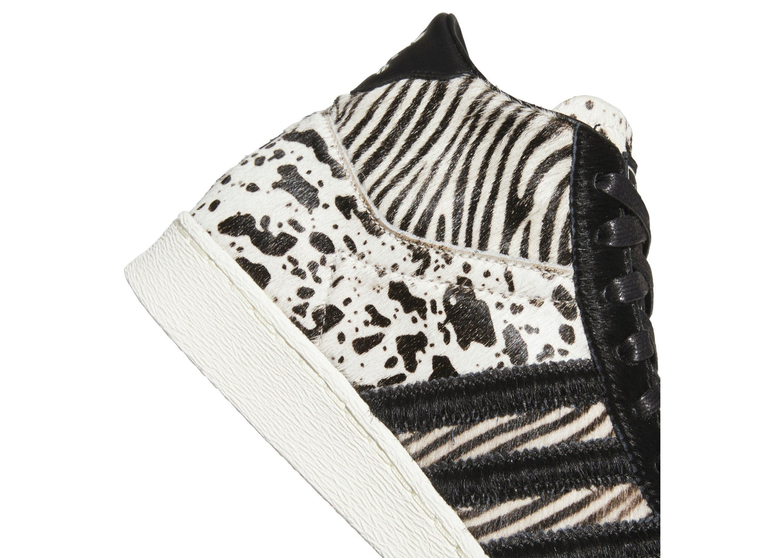 Women's adidas Jabbar Hi KK3913 in Off White, upper detail view