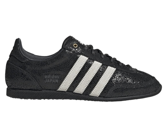 Women's Adidas Japan in Core Black / Cloud White / Night Grey, right facing side