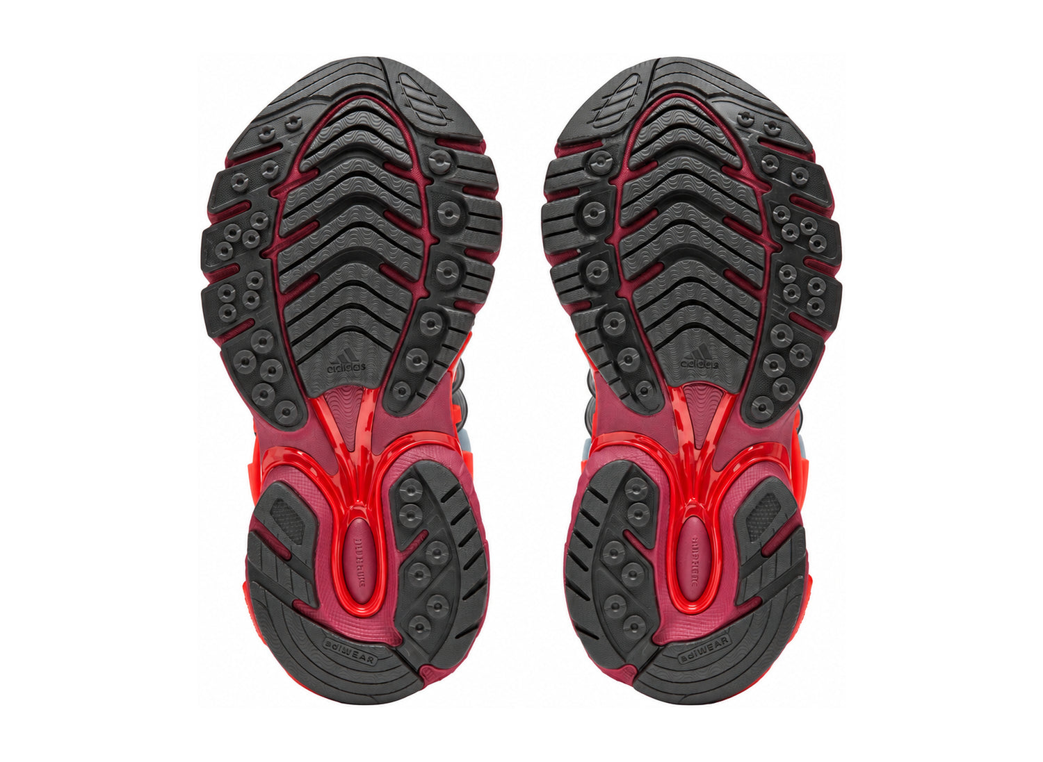 Adidas x Pharrell Williams Adistar Jellyfish KK0633 in Red / Core Black / Team Victory Red — outsole