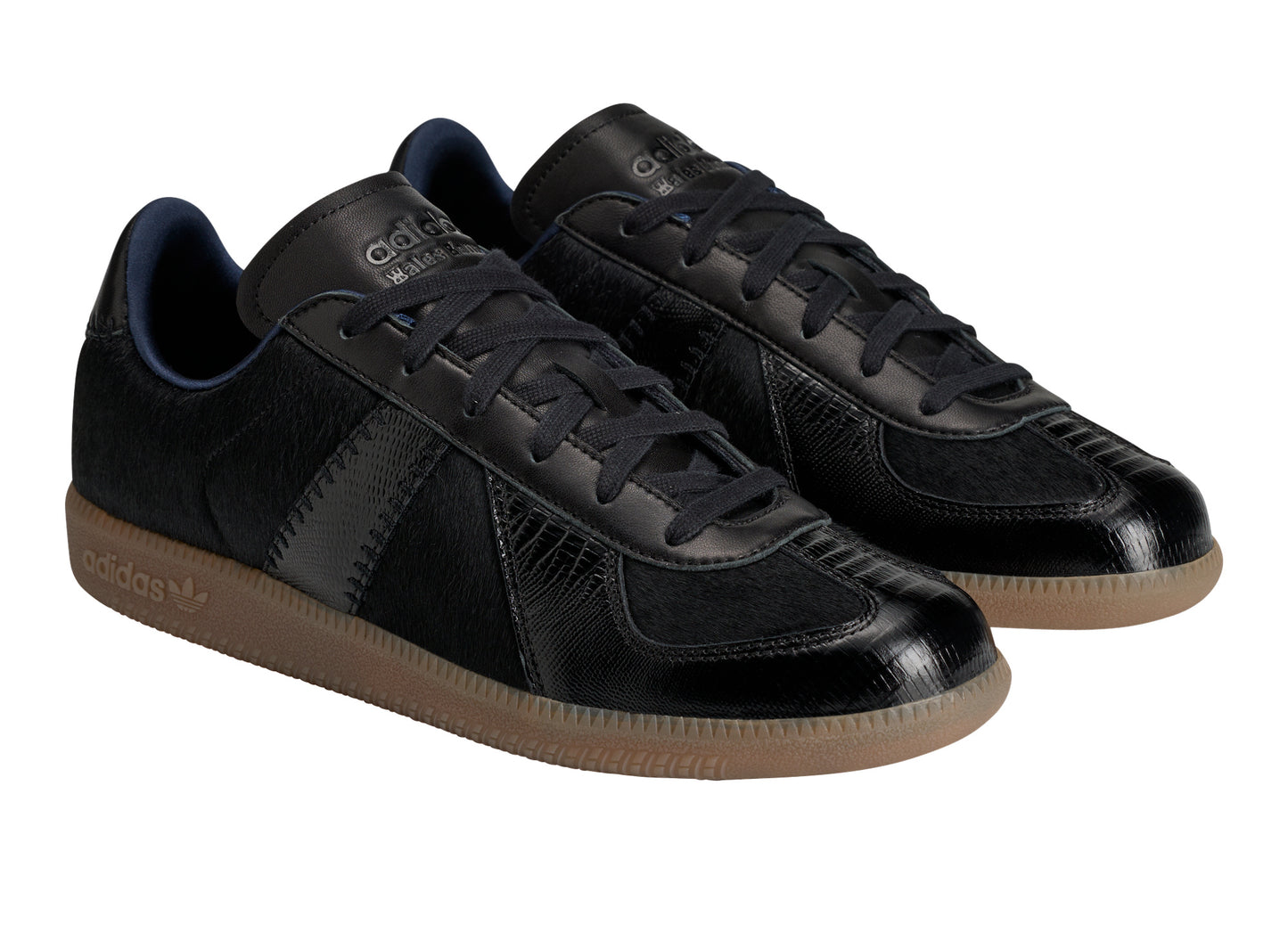 Adidas x Wales Bonner Karintha BW Army Black Pony KK2813 — front three quarter view