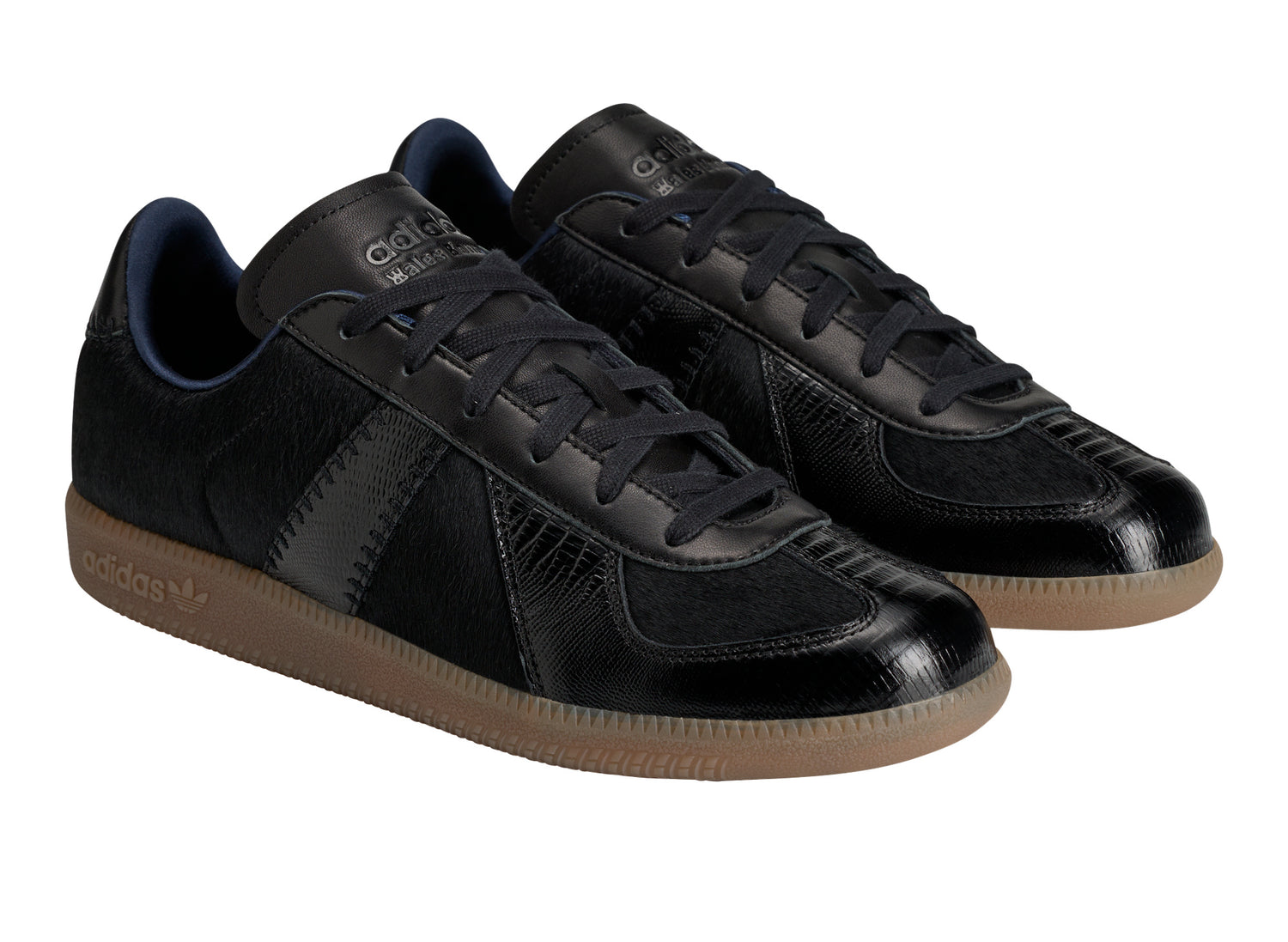 Adidas x Wales Bonner Karintha BW Army Black Pony KK2813 — front three quarter view