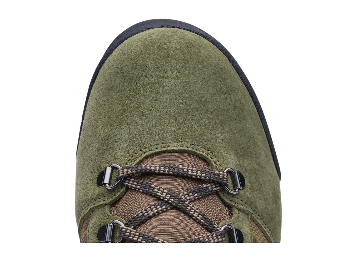 Adidas Wetherlam SPZL in Sand Green / Utility Black / Mesa — toe detail view