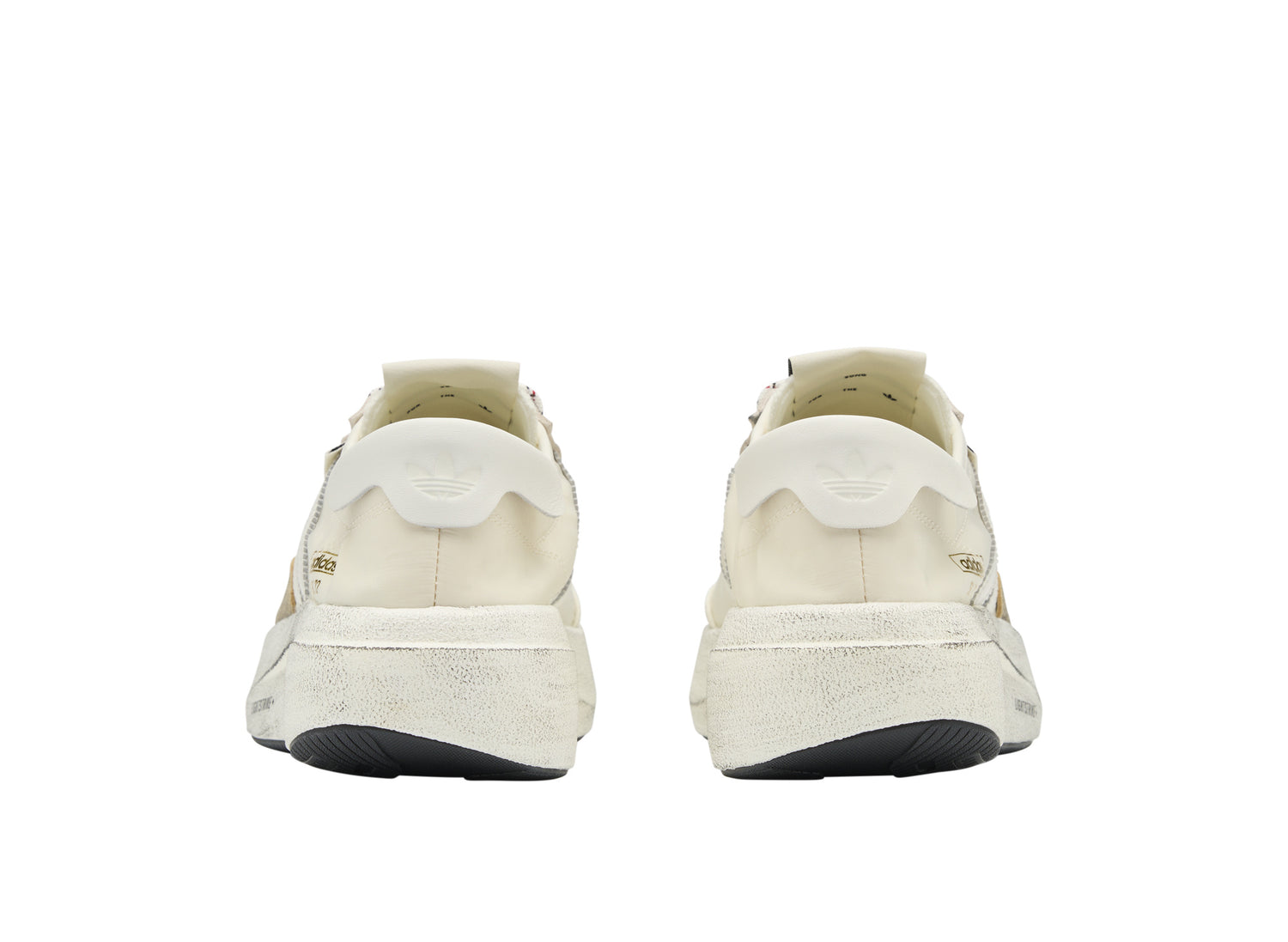 Adidas x Song for the Mute SL 72 Pro in Cream White / Core White / Off White — rear angle