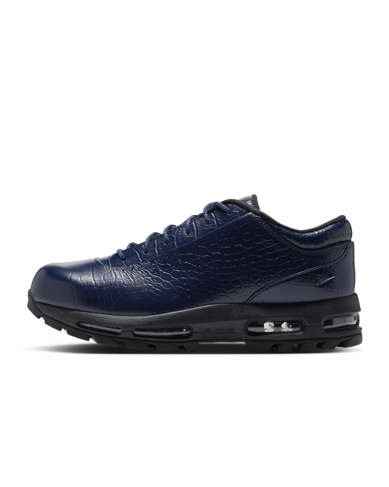 Nike Air Max Goadome Low Midnight Navy front three-quarter view