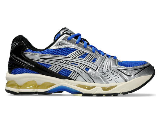 Asics Gel-Kayano 14 in Illusion Blue / Pure Silver view 2