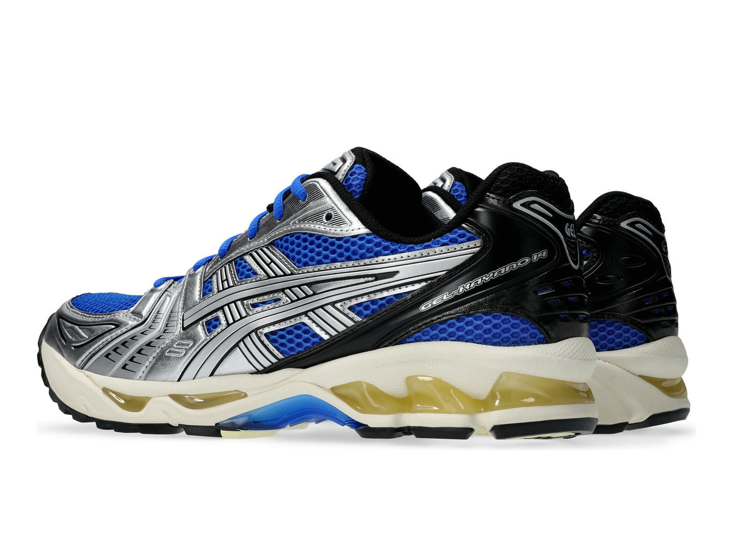 Asics Gel-Kayano 14 in Illusion Blue / Pure Silver view 3