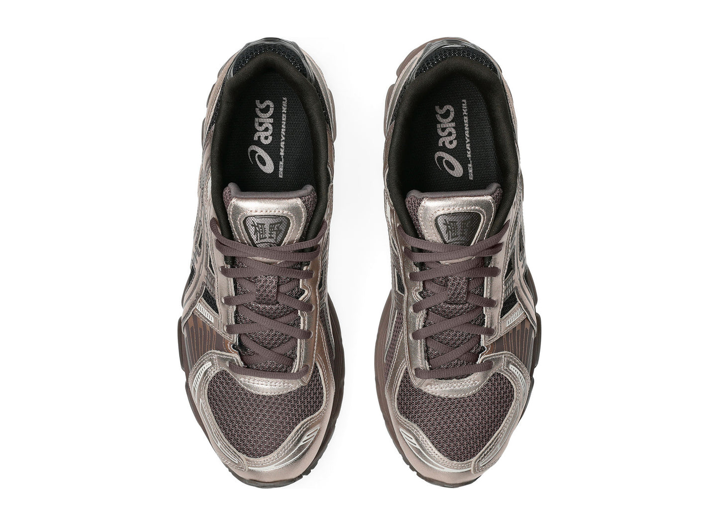 Asics Gel-Kayano 12.1 in Cocoa Powder / Rose Gold view 6