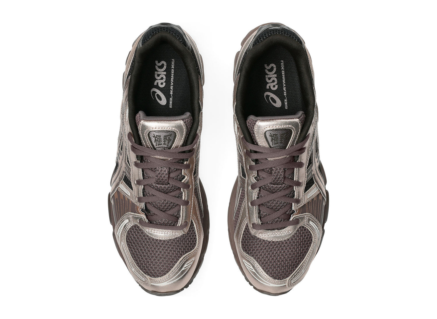 Asics Gel-Kayano 12.1 in Cocoa Powder / Rose Gold view 6