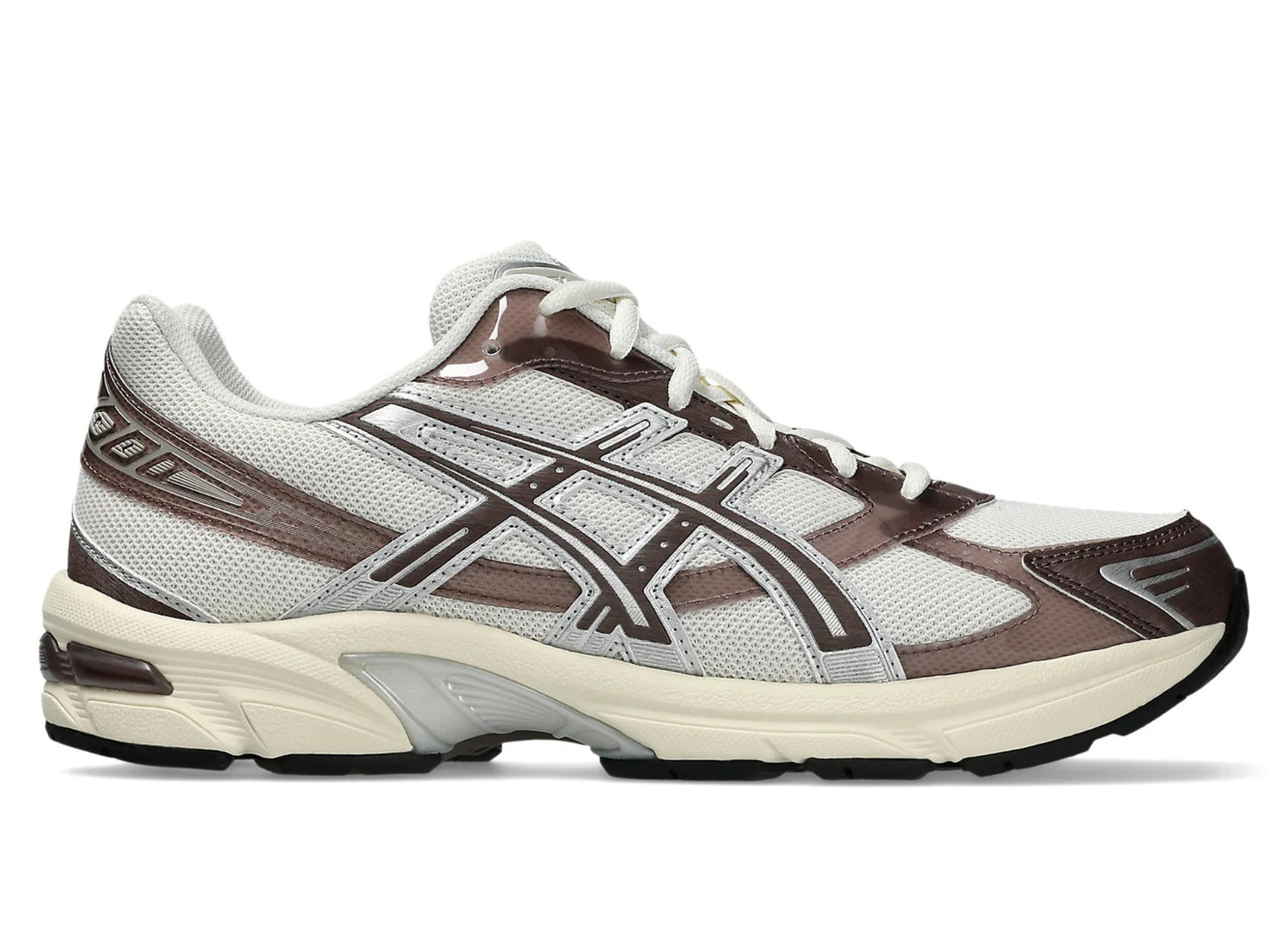 Asics Gel-1130 in Cream / Cocoa Powder — right-facing side view
