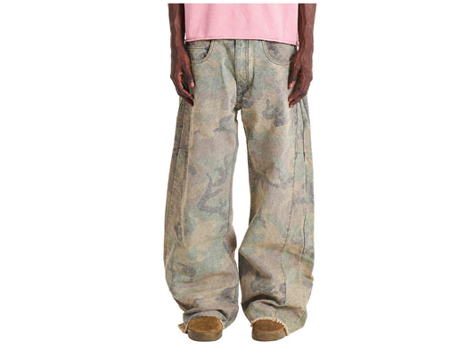 ASTRUM Legacy Camo Pant in Washed Camo featured front view