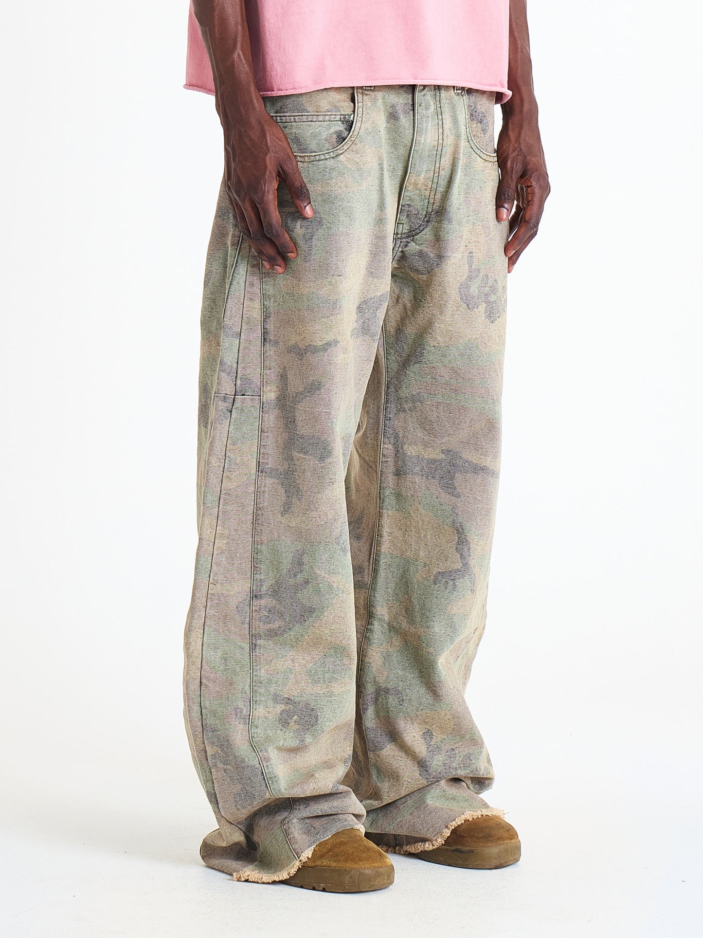 ASTRUM Legacy Camo Pant in Washed Camo view 2