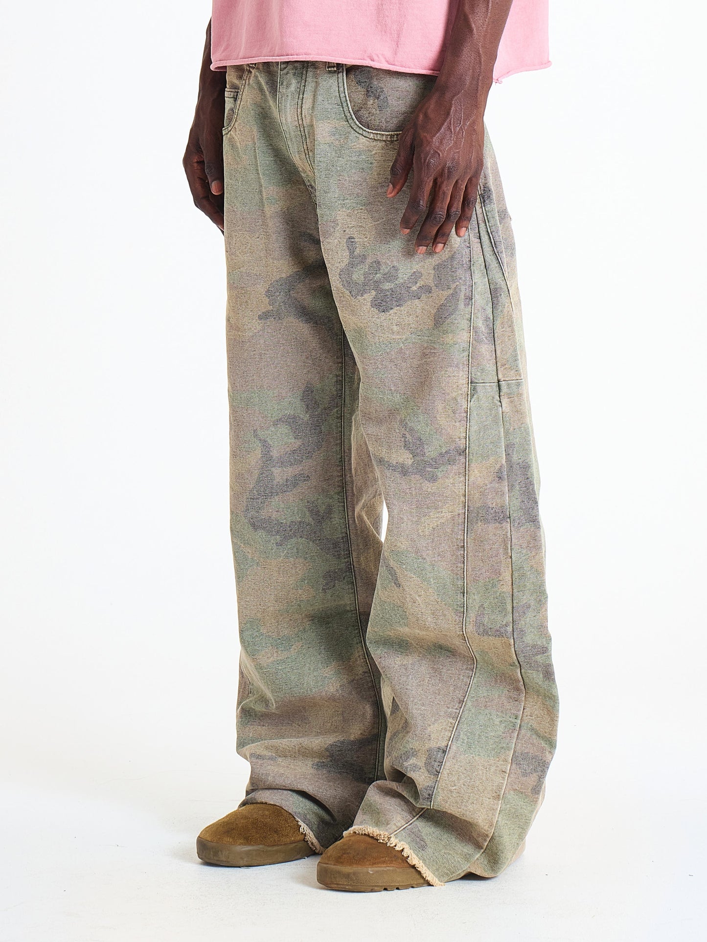 ASTRUM Legacy Camo Pant in Washed Camo view 3