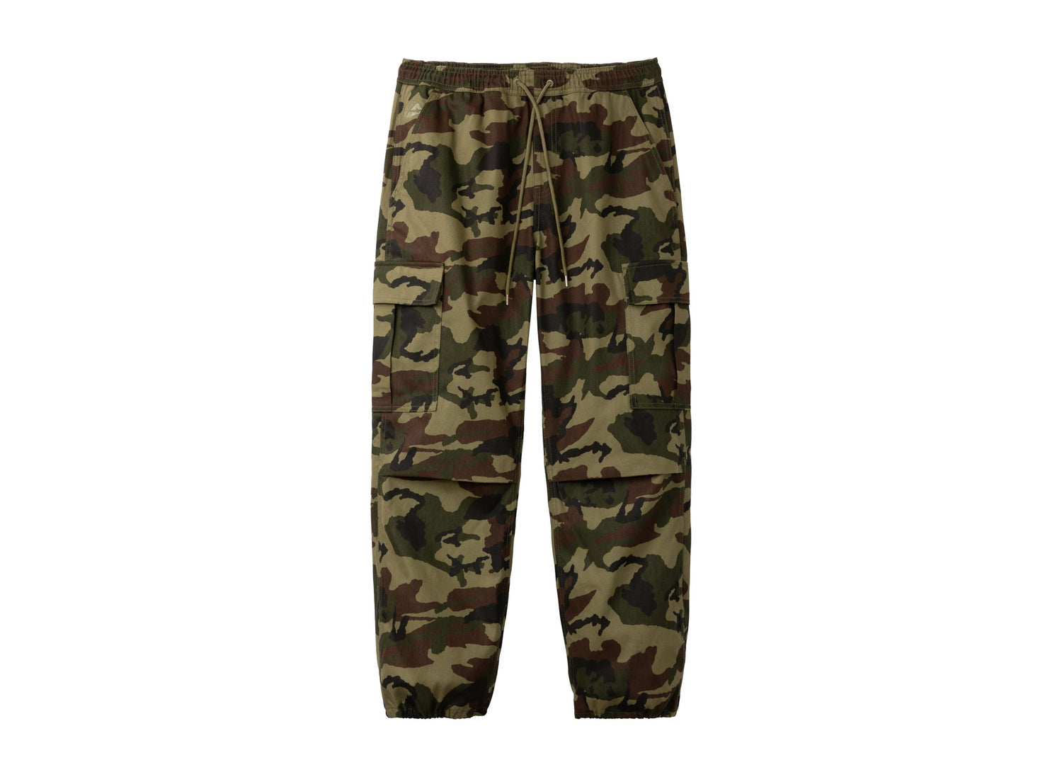 Avirex M-65 Cargo Pants in Olive Camo — front view