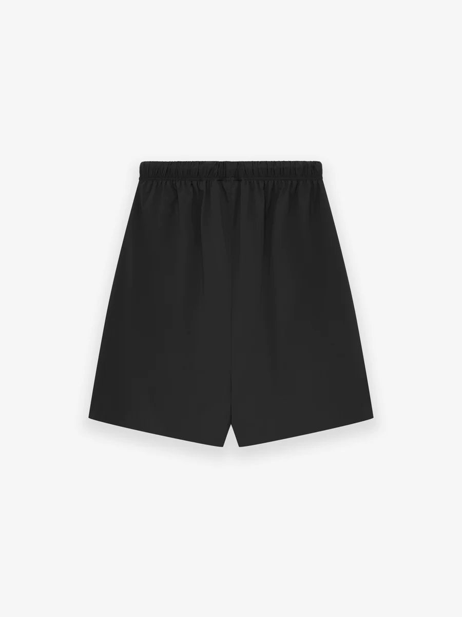 Fear of God Essentials Nylon Relaxed Shorts in Jet Black xld