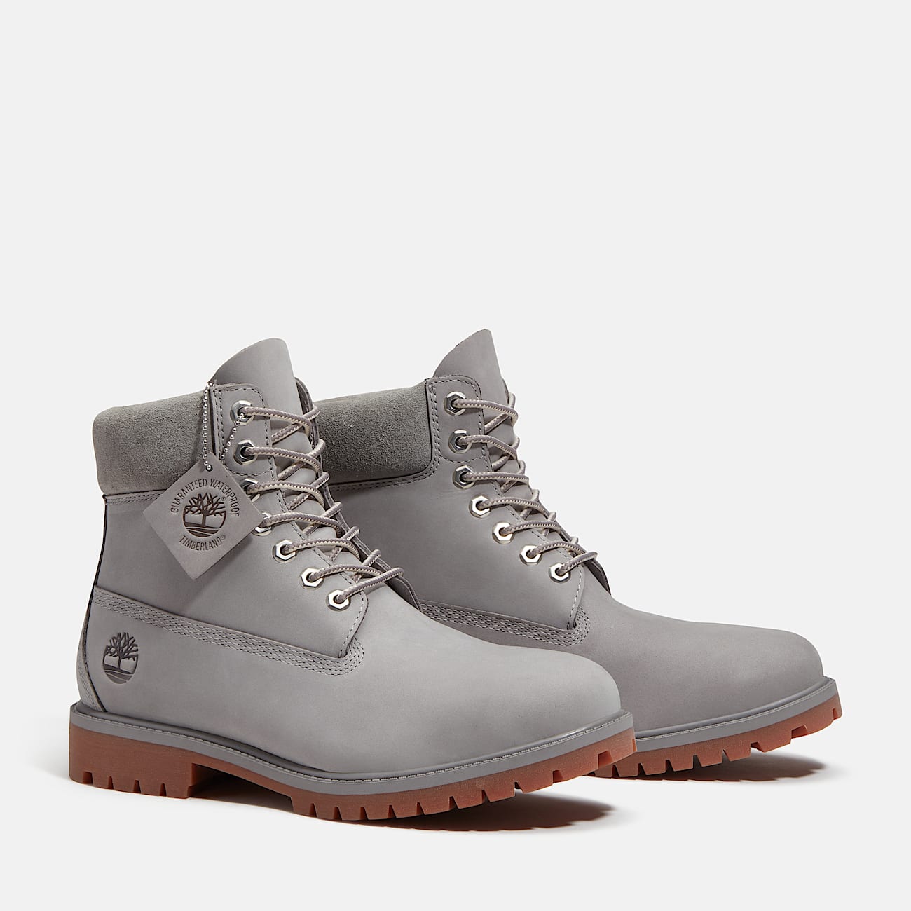 Timberland Heritage 6-Inch Waterproof Boot in Medium Grey product view