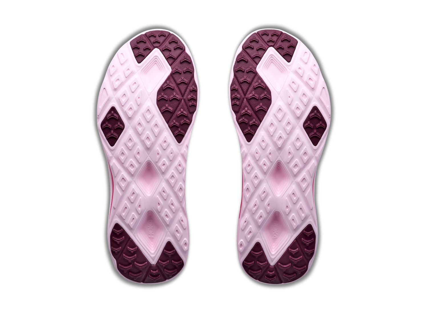 Hoka Huaka Pro in Rose Latte / Pink Punch – sole view