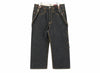 Junya Watanabe MAN x Levi's suspenders denim pants in black front