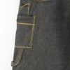 Junya Watanabe MAN x Levi's suspenders denim pants in black side tool pocket detail