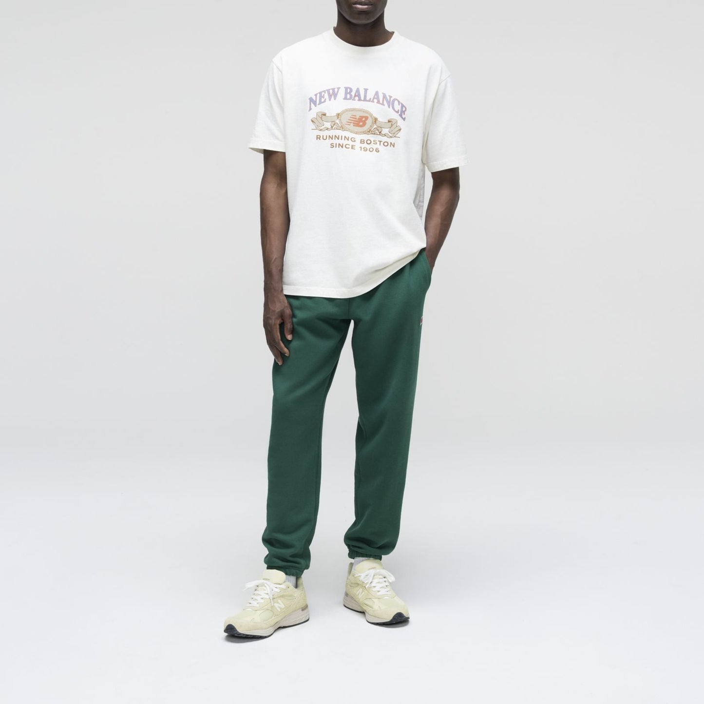 New Balance Made in USA S226 Graphic T-Shirt in Sea Salt