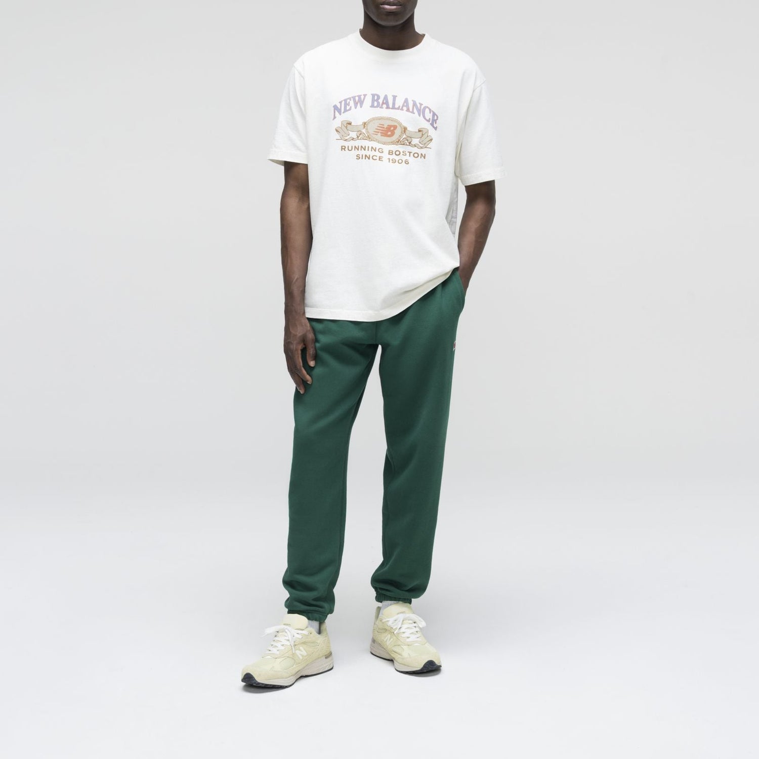 New Balance Made in USA S226 Graphic T-Shirt in Sea Salt