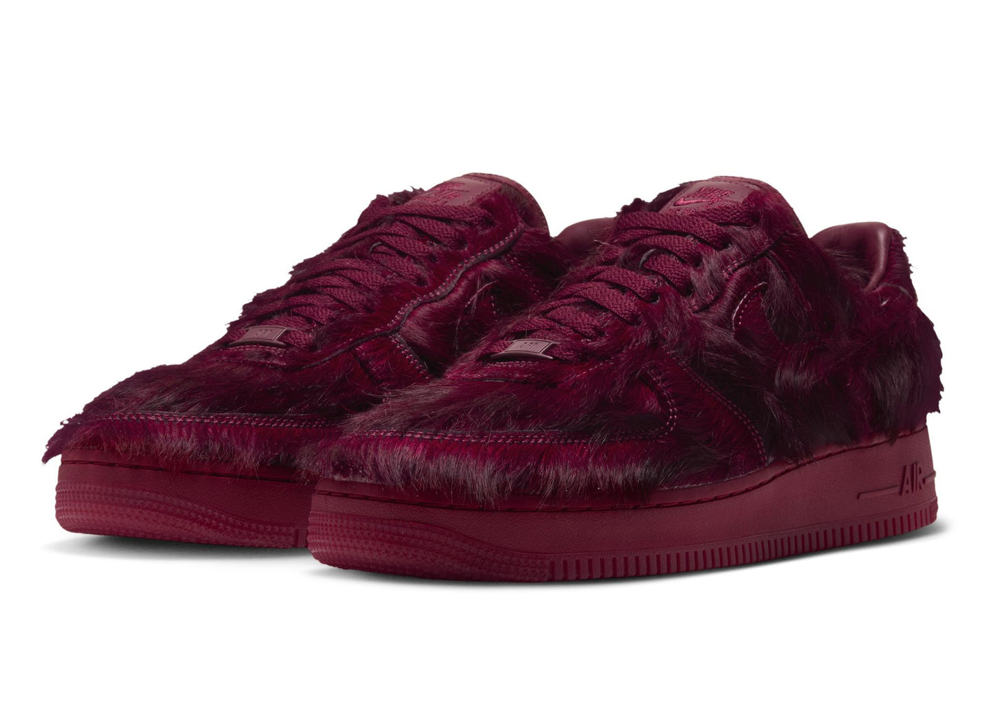 Nike Air Force 1 Low QS IR1940-600 in Team Red — front angle pair