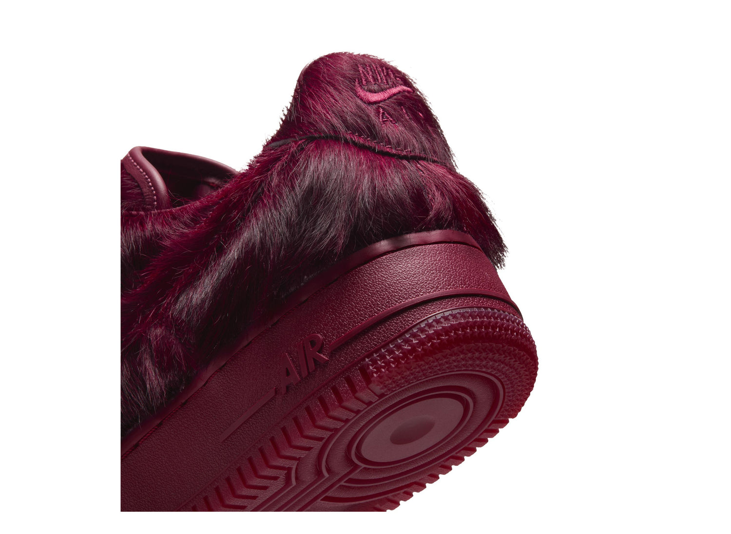 Nike Air Force 1 Low QS IR1940-600 in Team Red — heel detail