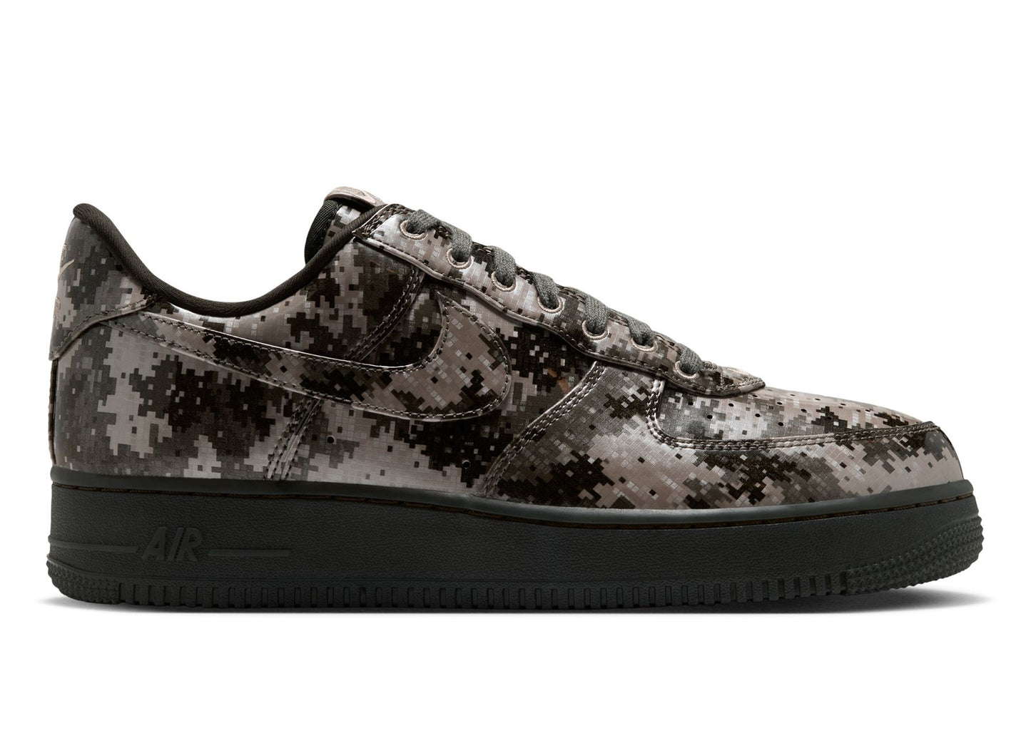 Nike Air Force 1 Low Retro Camo in Multi-Color / Rough Green — right profile