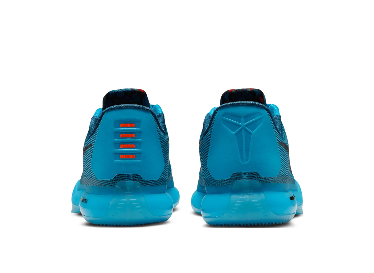 Nike Kobe 10 Protro Blue Lagoon rear heel view
