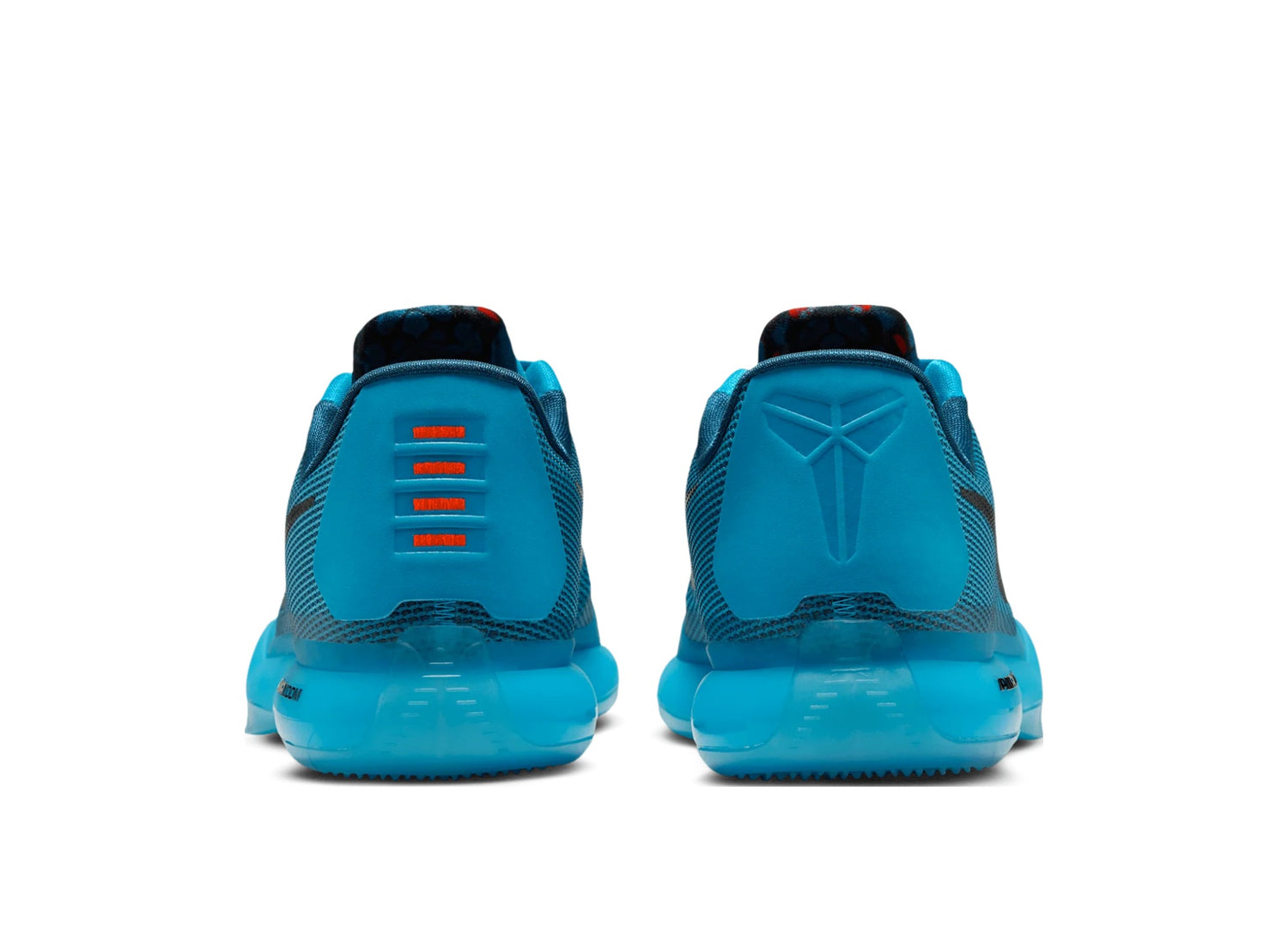 Nike Kobe 10 Protro Blue Lagoon rear heel view