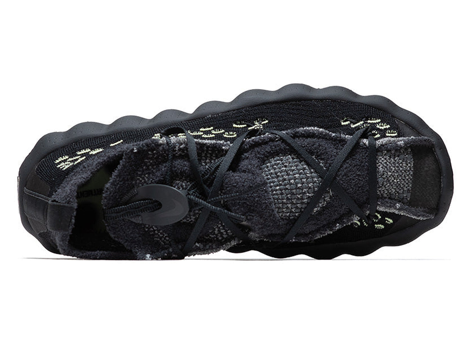 Nike Mind 002 Flyknit IR2176-002 in Black / Dark Smoke Grey / Anthracite — top