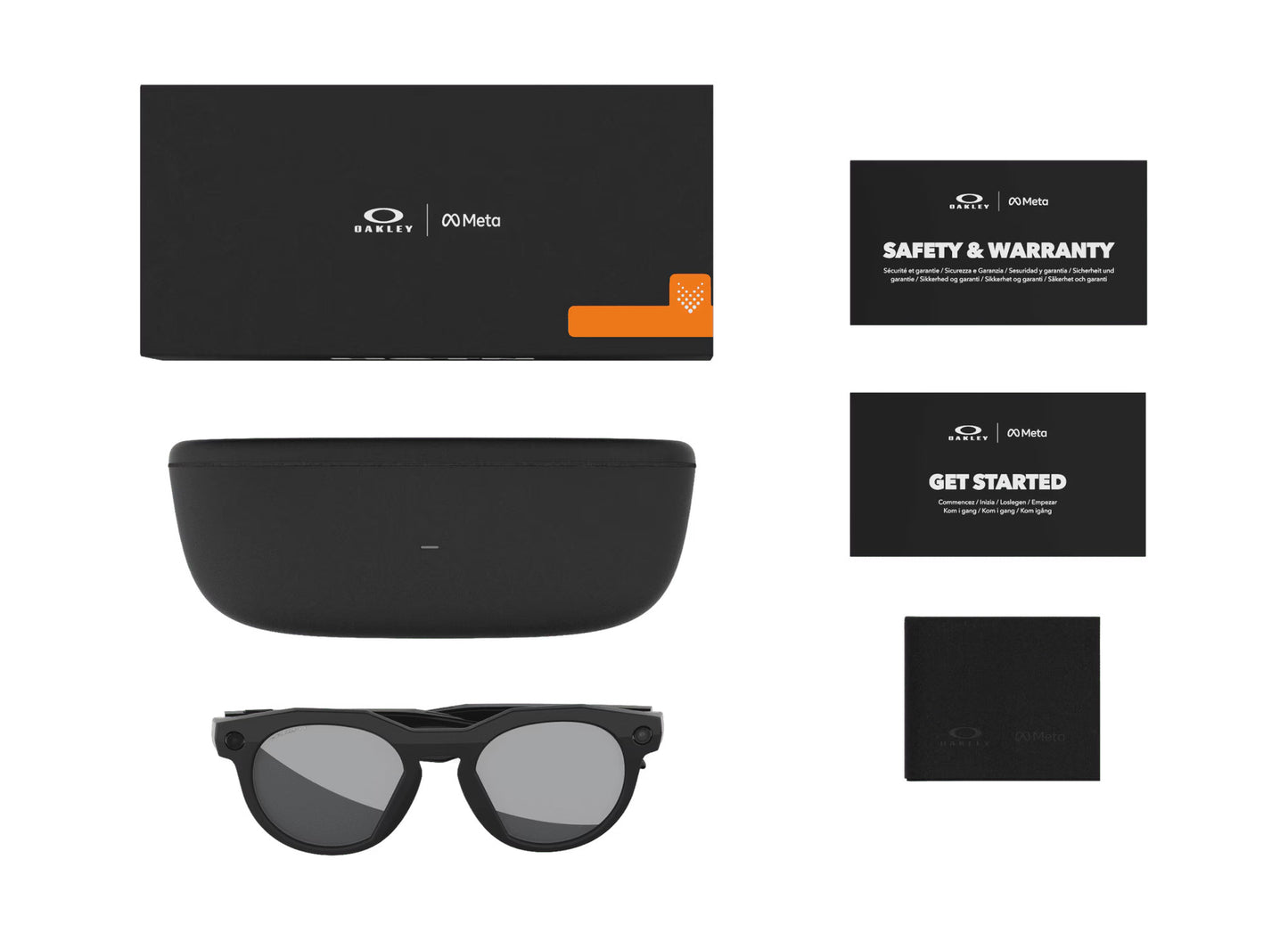 Oakley Meta HSTN Black Frames w/ Prizm Black Polarized Lenses